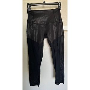 Zella shimmery black leggings